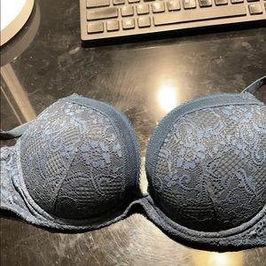 La Perla lace bra in emerald green.